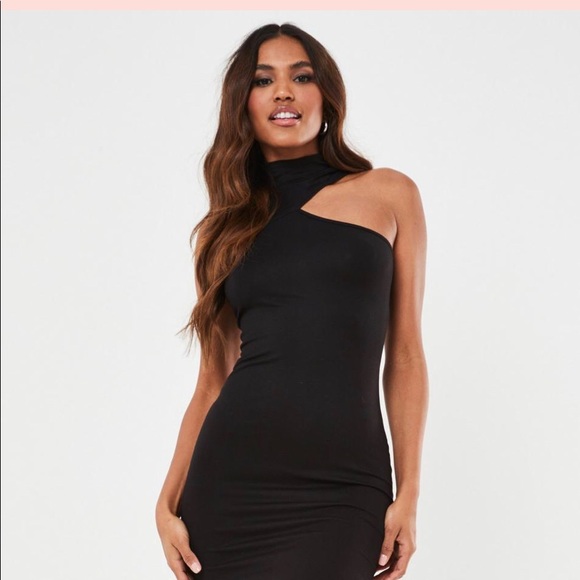 GS Cold Shoulder Cut Out Dress Party Black Lace by Entro Short Prom Dress - Picture 4 of 11